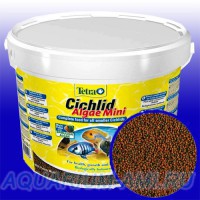 Корм небольших цихлид  Cichlid Algae Mini 10L/3900g ведро
